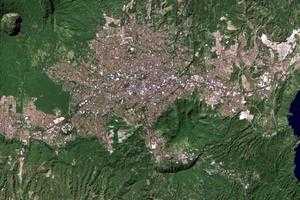圣萨尔瓦多市(首都)卫星地图-萨尔瓦多圣萨尔瓦多市(首都)中文版地图浏览-圣萨尔瓦多旅游地图