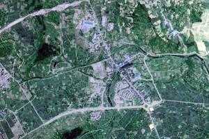 葛仙山镇卫星地图-四川省成都市彭州市餮艚值、村地图浏览