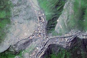 魚通鎮衛星地圖-四川省甘孜藏族自治州康定市榆林街道、村地圖瀏覽