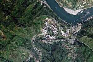 冷水鎮衛星地圖-陝西省安康市白河縣構朳鎮、村地圖瀏覽