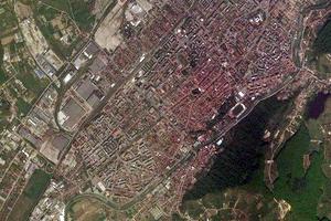 比斯特里察市卫星地图-罗马尼亚比斯特里察市中文版地图浏览-比斯特里察旅游地图