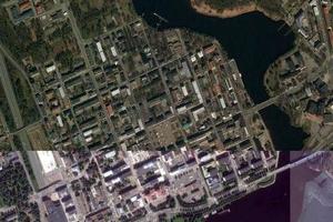 海门林纳市卫星地图-芬兰海门林纳市中文版地图浏览-海门林纳旅游地图
