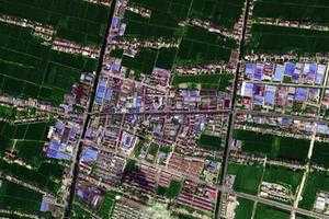 新桥镇卫星地图-江苏省泰州市靖江市城南办事处、村地图浏览
