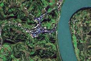 富利镇卫星地图-四川省南充市南部县满福街道、村地图浏览