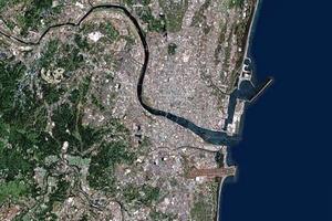 宫崎市卫星地图-日本宫崎市中文版地图浏览-宫崎旅游地图