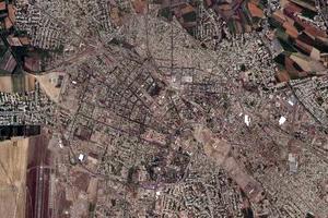 費爾干納市衛星地圖-烏茲別克費爾干納市中文版地圖瀏覽-費爾干納旅遊地圖