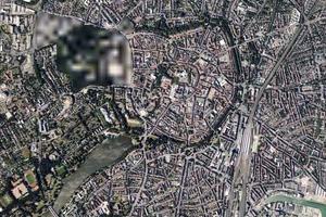 明斯特市卫星地图-德国明斯特市中文版地图浏览-明斯特旅游地图