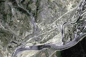 打滚乡卫星地图-四川省甘孜藏族自治州德格县麦宿镇、村地图浏览