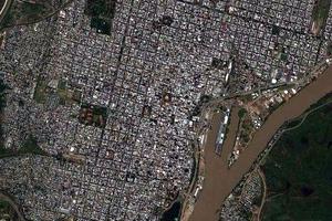 聖菲市衛星地圖-阿根廷聖菲市中文版地圖瀏覽-聖菲旅遊地圖