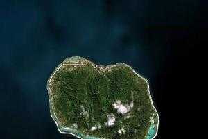 阿瓦鲁阿市(首都)卫星地图-库克群岛阿瓦鲁阿市(首都)中文版地图浏览-阿瓦鲁阿旅游地图