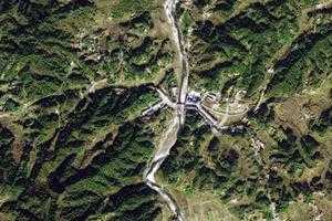 太阳乡卫星地图-安徽省六安市霍山县上土市镇、村地图浏览