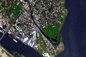 新埠衛星地圖-海南省海口市美蘭區海口桂林洋經濟開發區（農場）地圖瀏覽
