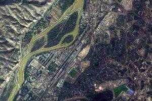 矿区卫星地图-甘肃省兰州市红古区华龙街道地图浏览