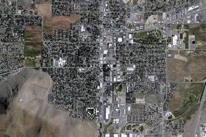 卡森城衛星地圖-美國內華達州卡森城中文版地圖瀏覽-卡森城旅遊地圖