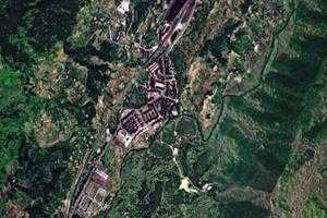 双龙镇卫星地图-四川省达州市通川区凤西街道、村地图浏览