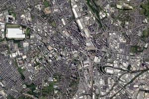 布拉德福德市衛星地圖-英國英格蘭布拉德福德市中文版地圖瀏覽-布拉德福德旅遊地圖