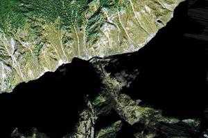 波戈溪乡卫星地图-四川省甘孜藏族自治州巴塘县波戈溪乡、村地图浏览
