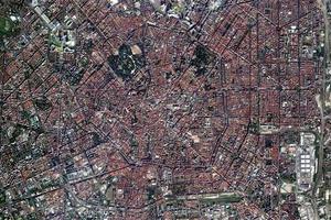 米兰市卫星地图-意大利米兰市中文版地图浏览-米兰旅游地图