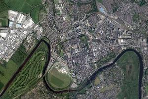 切斯特市衛星地圖-英國英格蘭切斯特市中文版地圖瀏覽-切斯特旅遊地圖