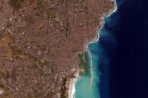 卡塔尼亚市卫星地图-意大利卡塔尼亚市中文版地图浏览-卡塔尼亚旅游地图
