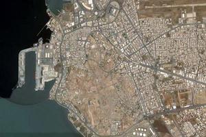 吉贊市衛星地圖-沙烏地阿拉伯吉贊市中文版地圖瀏覽-吉贊旅遊地圖