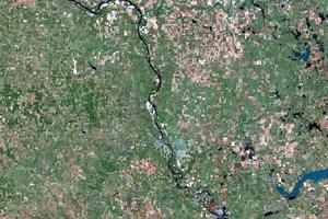 北達科他州衛星地圖-美國北達科他州中文版地圖瀏覽-北達科他州旅遊地圖