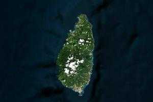 圣卢西亚岛旅游地图_圣卢西亚岛卫星地图_圣卢西亚岛景区地图