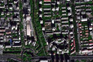 香河园北里社区卫星地图-北京市东城区东直门街道胡家园社区地图浏览