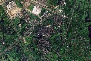 大山铺镇卫星地图-四川省自贡市大安区大山铺镇、村地图浏览