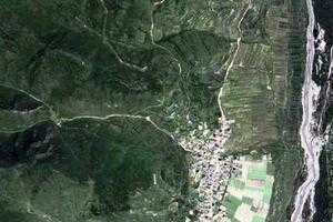 水晶乡卫星地图-四川省阿坝藏族羌族自治州松潘县毛儿盖镇、村地图浏览