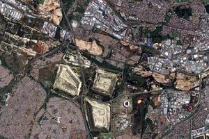 约翰内斯堡市卫星地图-南非约翰内斯堡市中文版地图浏览-约翰内斯堡旅游地图