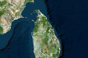 斯里兰卡卫星地图-斯里兰卡各城市中文版地图浏览-斯里兰卡旅游地图