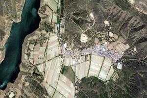 杨米涧乡卫星地图-陕西省榆林市靖边县张家畔街道、村地图浏览