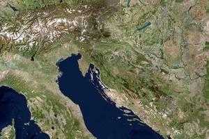 克罗地亚卫星地图-克罗地亚各城市中文版地图浏览-克罗地亚旅游地图