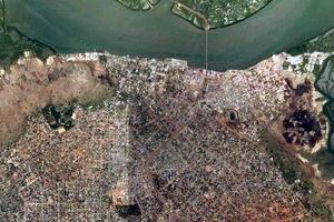 济金绍尔市卫星地图-塞内加尔济金绍尔市中文版地图浏览-济金绍尔旅游地图