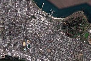 吉朗市卫星地图-澳大利亚悉尼市墨尔本市维多利亚州吉朗市中文版地图浏览-吉朗旅游地图