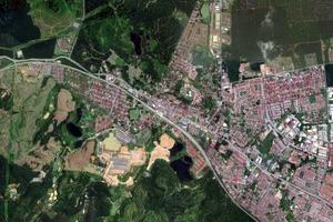 和豐市衛星地圖-馬來西亞霹靂州和豐市中文版地圖瀏覽-和豐旅遊地圖