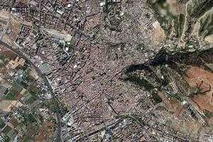 西班牙阿爾罕布拉宮旅遊地圖_西班牙阿爾罕布拉宮衛星地圖_西班牙阿爾罕布拉宮景區地圖