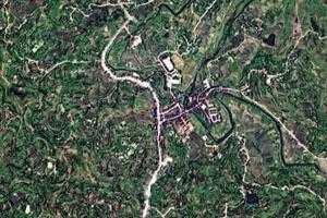 岩峰镇卫星地图-四川省达州市渠县合力镇、村地图浏览