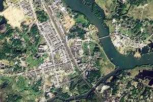 文地鎮衛星地圖-廣西壯族自治區玉林市博白縣文地鎮、村地圖瀏覽