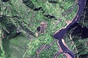 先锋藏族乡卫星地图-四川省雅安市石棉县先锋藏族乡、村地图浏览