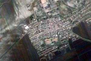 二人班乡卫星地图-黑龙江省鸡西市密山市二人班乡、村地图浏览