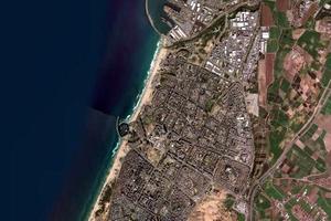 阿什杜德市衛星地圖-以色列阿什杜德市中文版地圖瀏覽-阿什杜德旅遊地圖