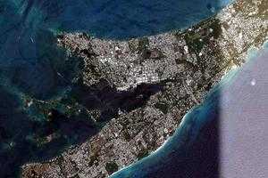 百慕大群岛旅游地图_百慕大群岛卫星地图_百慕大群岛景区地图