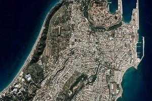 希臘羅德島旅遊地圖_希臘羅德島衛星地圖_希臘羅德島景區地圖