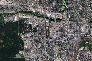 车里雅宾斯克市卫星地图-俄罗斯车里雅宾斯克市中文版地图浏览-车里雅宾斯克旅游地图