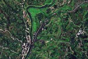 张家乡卫星地图-四川省达州市大竹县白塔街道、村地图浏览