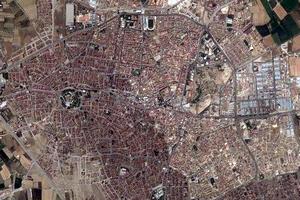 卡拉曼市衛星地圖-土耳其卡拉曼市中文版地圖瀏覽-卡拉曼旅遊地圖