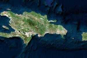 多明尼加衛星地圖-多明尼加各城市中文版地圖瀏覽-多明尼加旅遊地圖