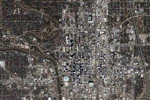 威奇托市卫星地图-美国堪萨斯州威奇托市中文版地图浏览-威奇托旅游地图
